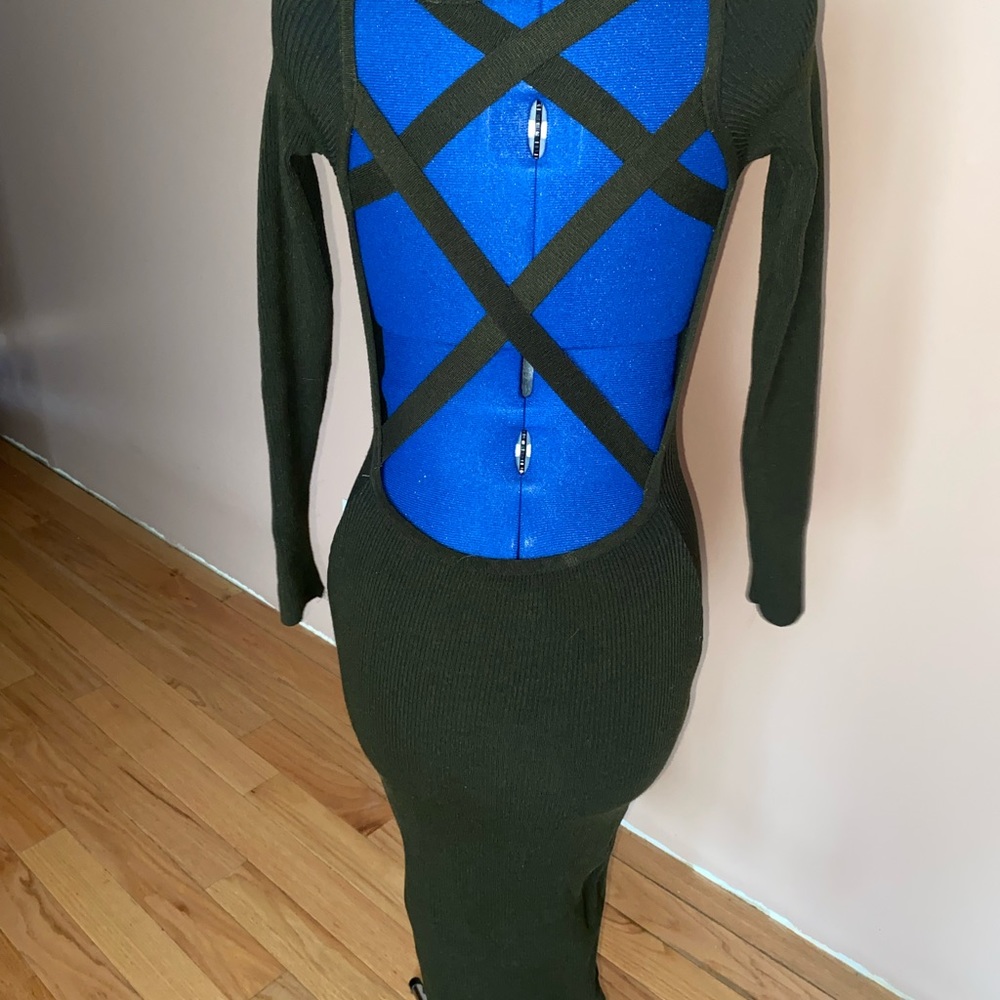 Cute Criss Cross Knit Dress